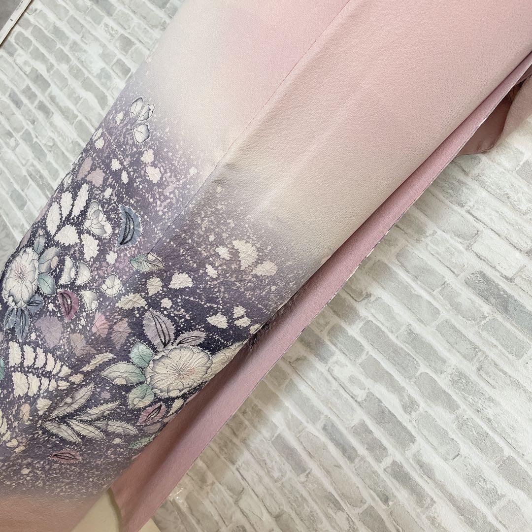 訪問着　フルセット　辻ヶ花　翠山　難あり　練習用　撮影用　着物　I7