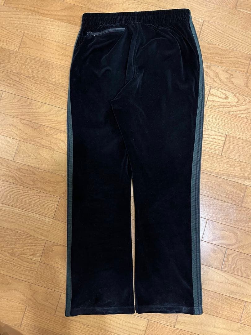 needles narrow track pants PU280 ベロア　L