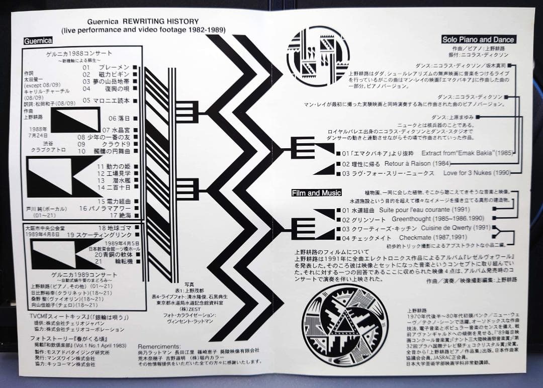 【ゲルニカ】リライティングヒストリー　戸川純　上野耕路 YMO