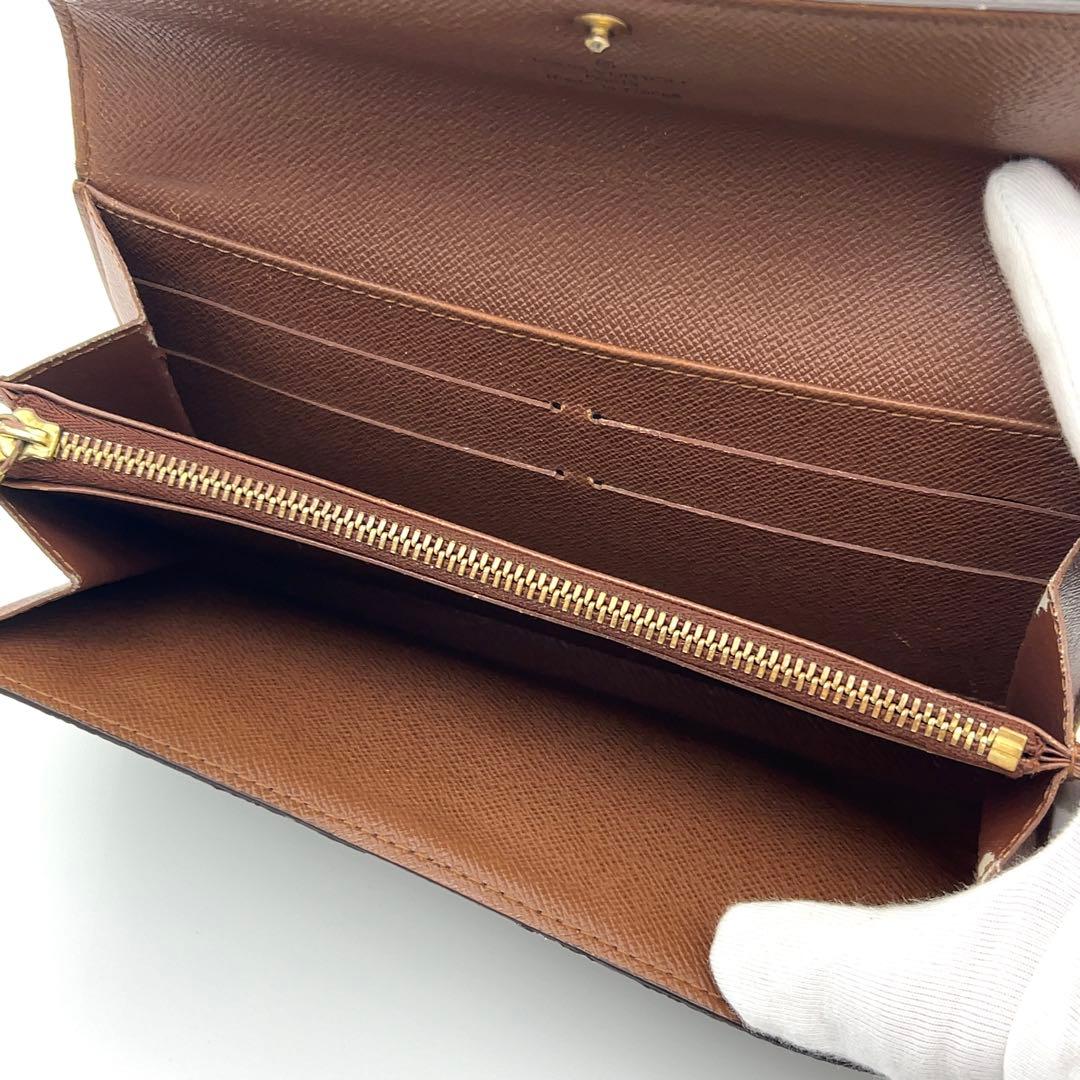 ルイヴィトン 長財布 ポシェットポルトモネクレディ モノグラム 男女兼用