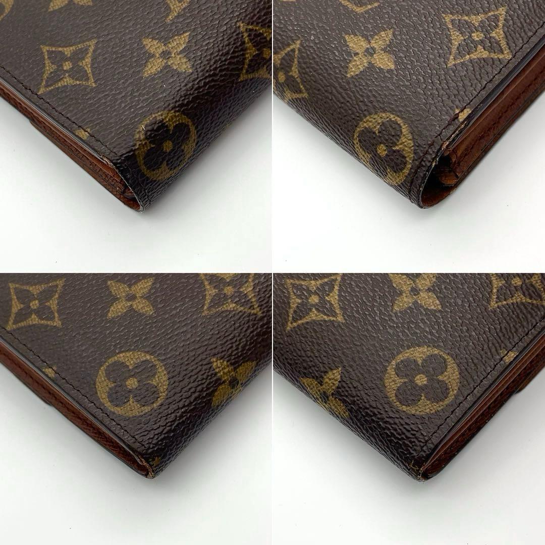 ルイヴィトン 長財布 ポシェットポルトモネクレディ モノグラム 男女兼用