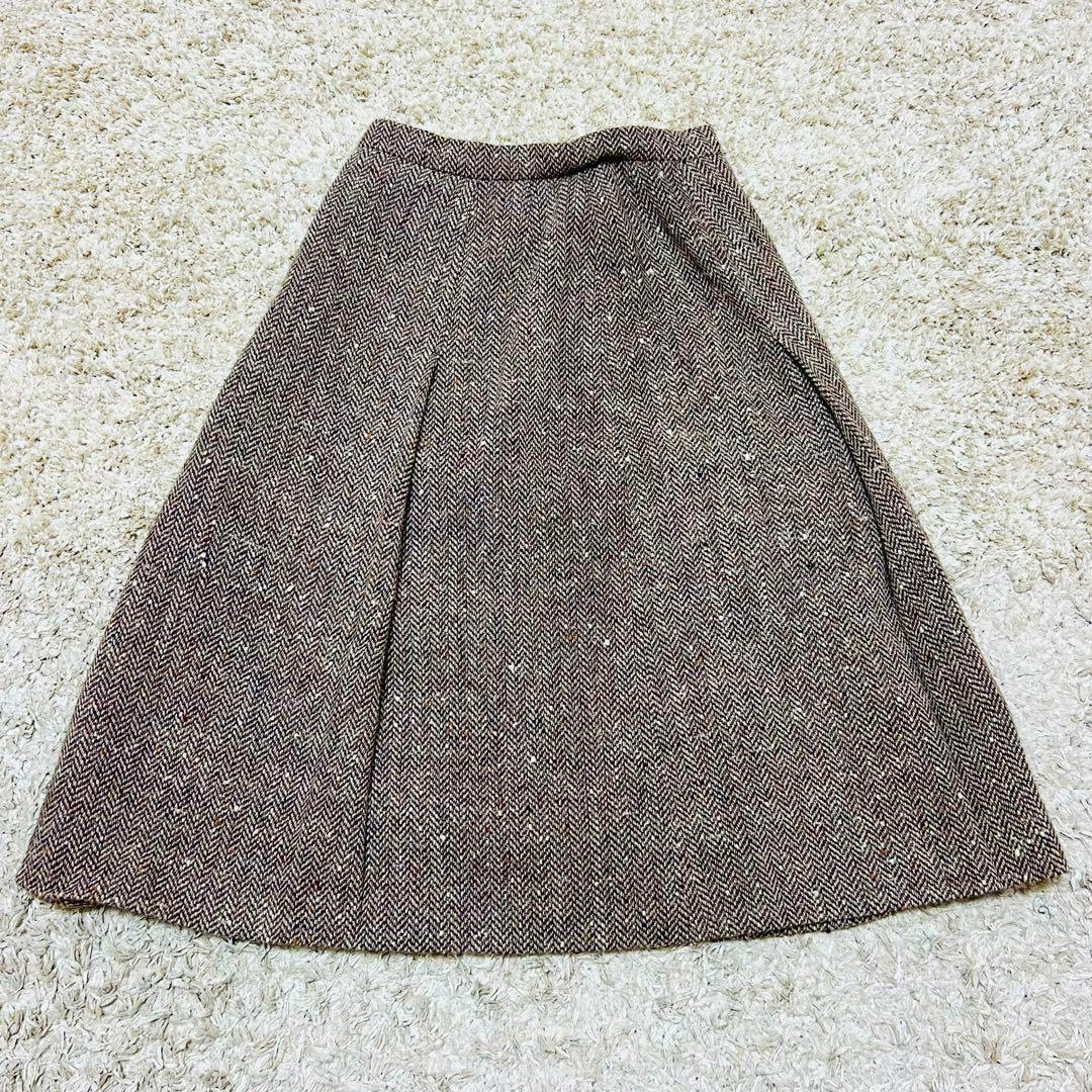 希少✨️ BURBERRY バーバリー ブラウン ツイード スカートセットアップ