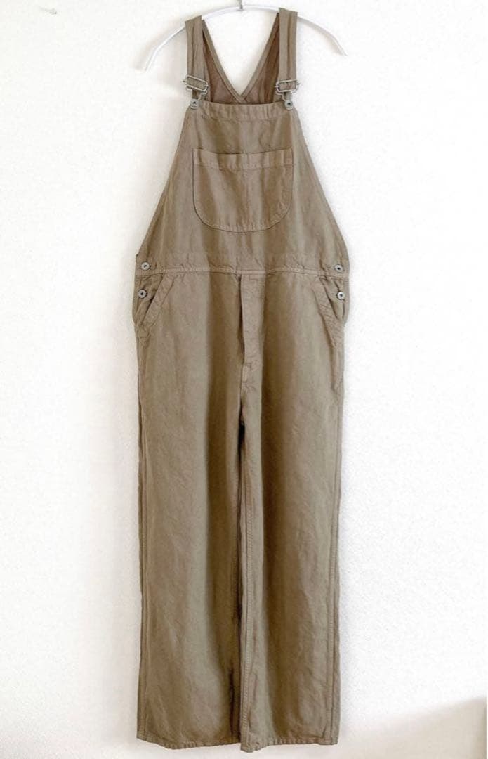 最終お値下げ‼️ヴェリテクールサロペット ベージュ ST-041