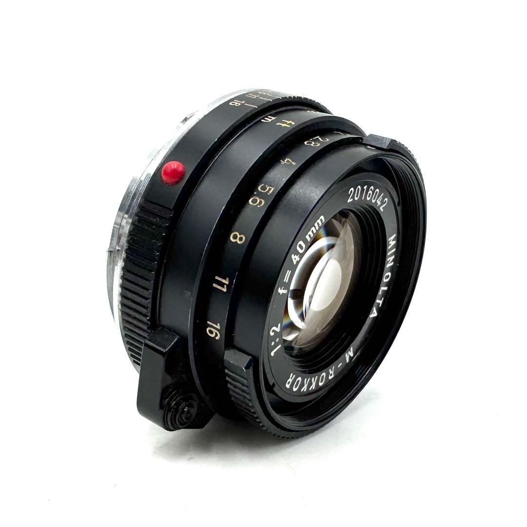 MINOLTA ミノルタM-ROKKOR 40mm f2 ライカMマウントレンズ