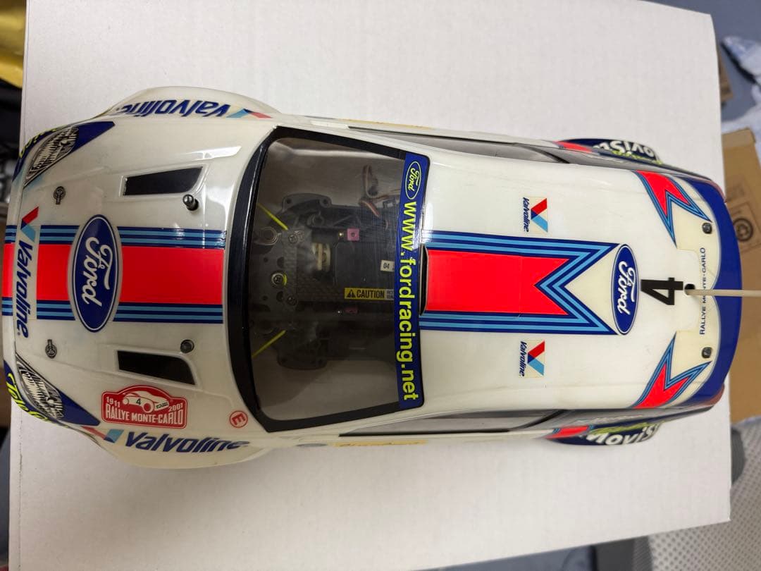 【塗装済未走行】タミヤ　1/10電動RCボディ　フォード・フォーカスWRC 2枚