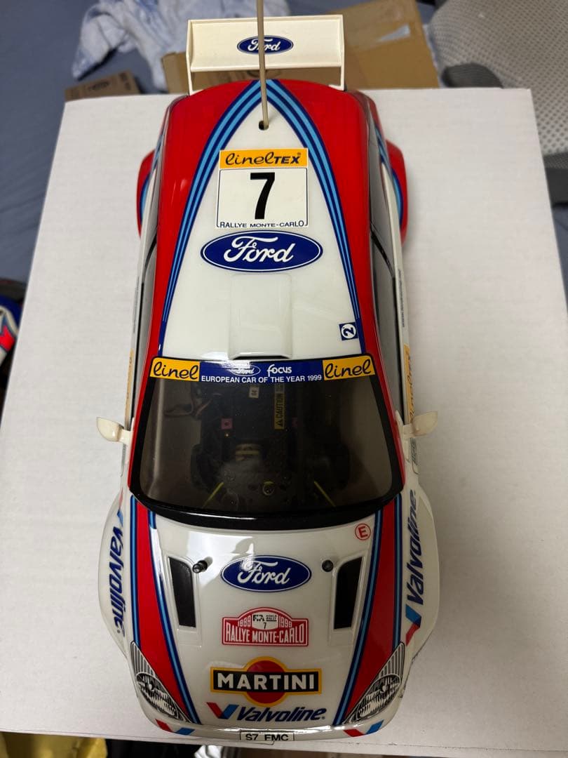 【塗装済未走行】タミヤ　1/10電動RCボディ　フォード・フォーカスWRC 2枚
