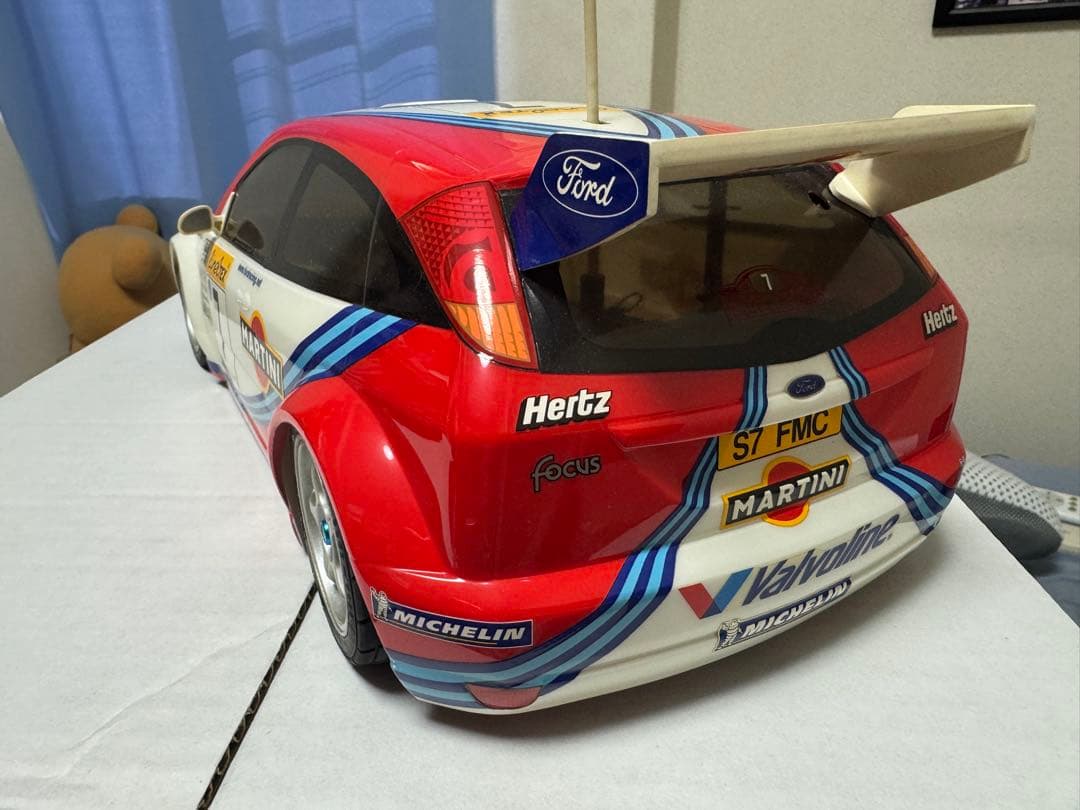 【塗装済未走行】タミヤ　1/10電動RCボディ　フォード・フォーカスWRC 2枚