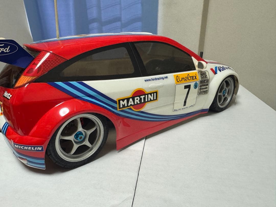 【塗装済未走行】タミヤ　1/10電動RCボディ　フォード・フォーカスWRC 2枚