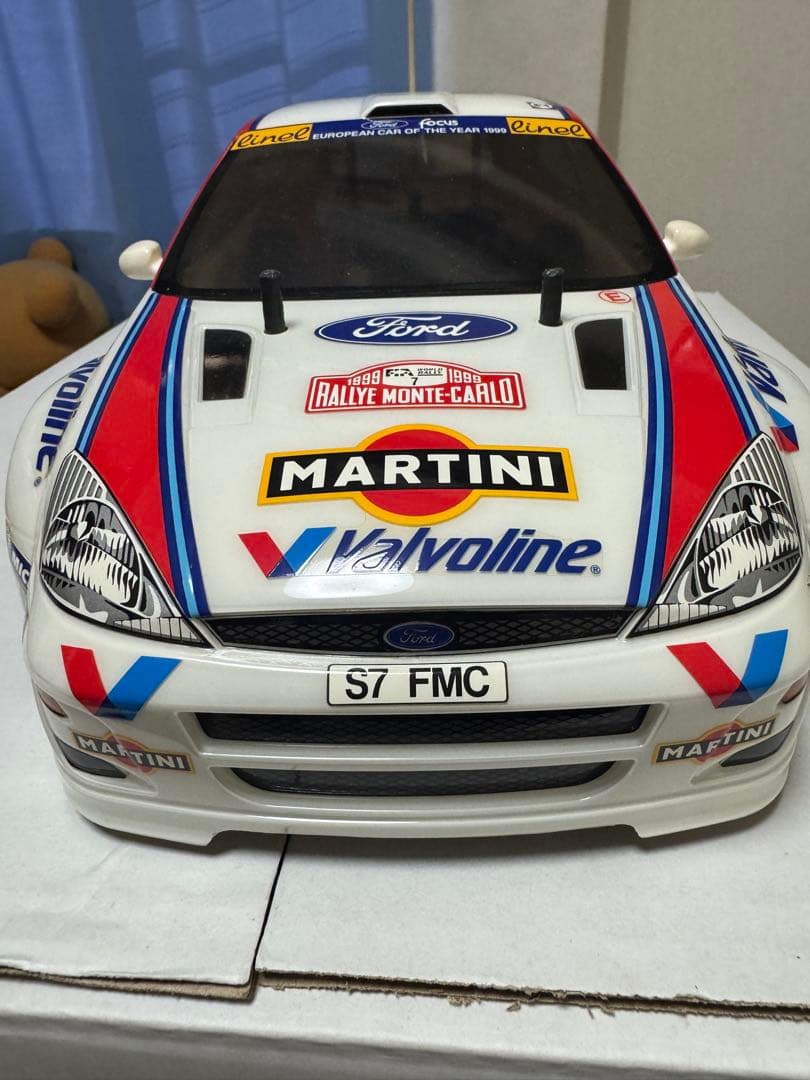 【塗装済未走行】タミヤ　1/10電動RCボディ　フォード・フォーカスWRC 2枚