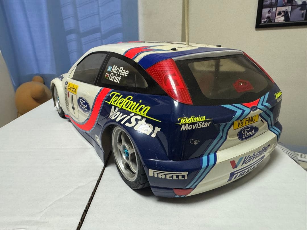 【塗装済未走行】タミヤ　1/10電動RCボディ　フォード・フォーカスWRC 2枚