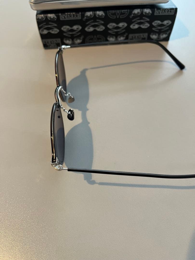 美品　EYEVAN7285 768 ブルーレンズ　サングラス