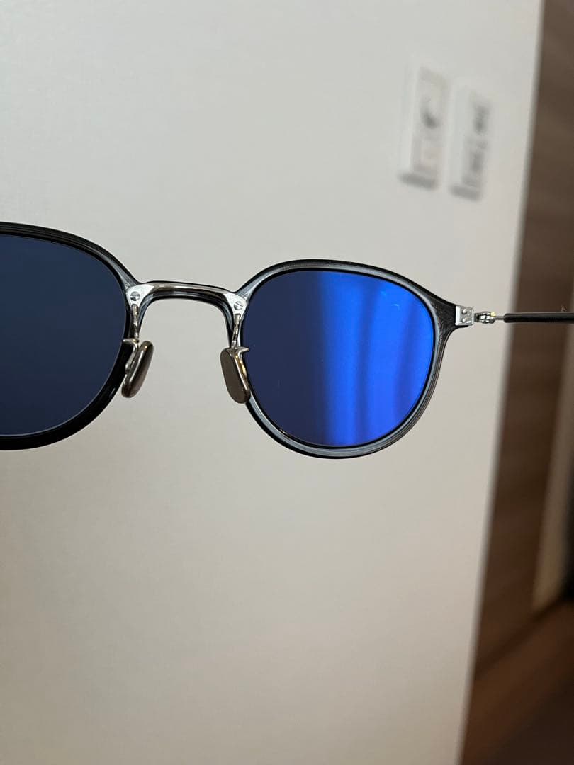 美品　EYEVAN7285 768 ブルーレンズ　サングラス