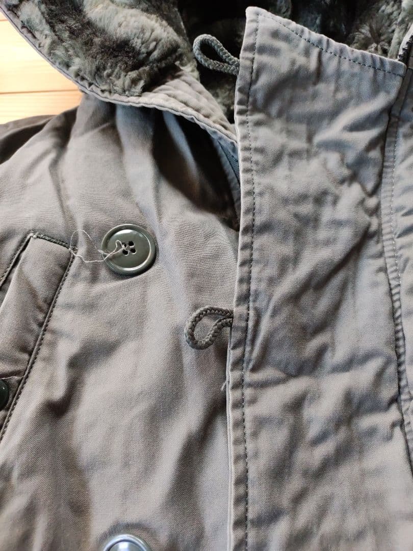 米軍放出 実物 N-3B S パーカー ミリタリージャケット N3B フライト