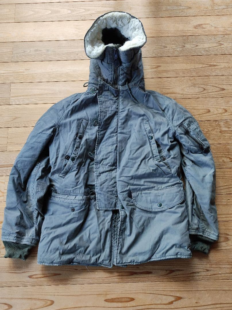 米軍放出 実物 N-3B S パーカー ミリタリージャケット N3B フライト