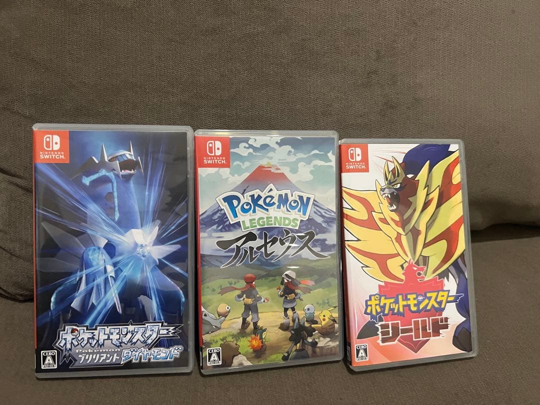 ポケモンゲーム 3本セット Nintendo Switch ポケモンシールド