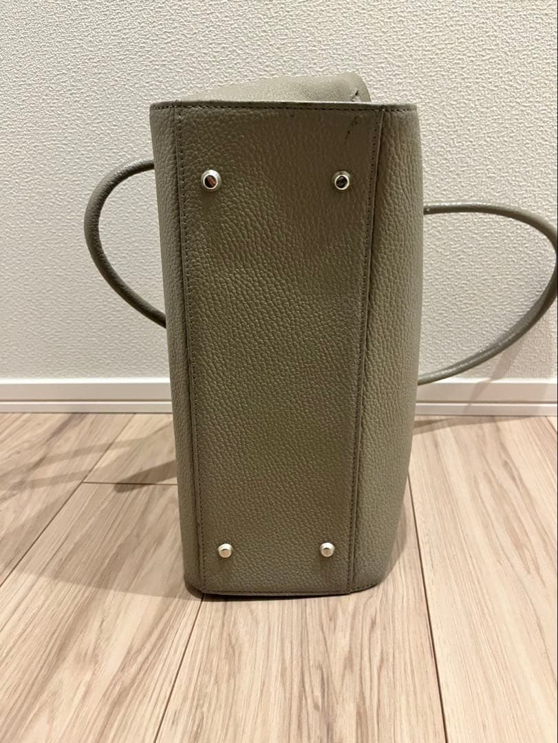 傳濱野 グレー トートバッグ