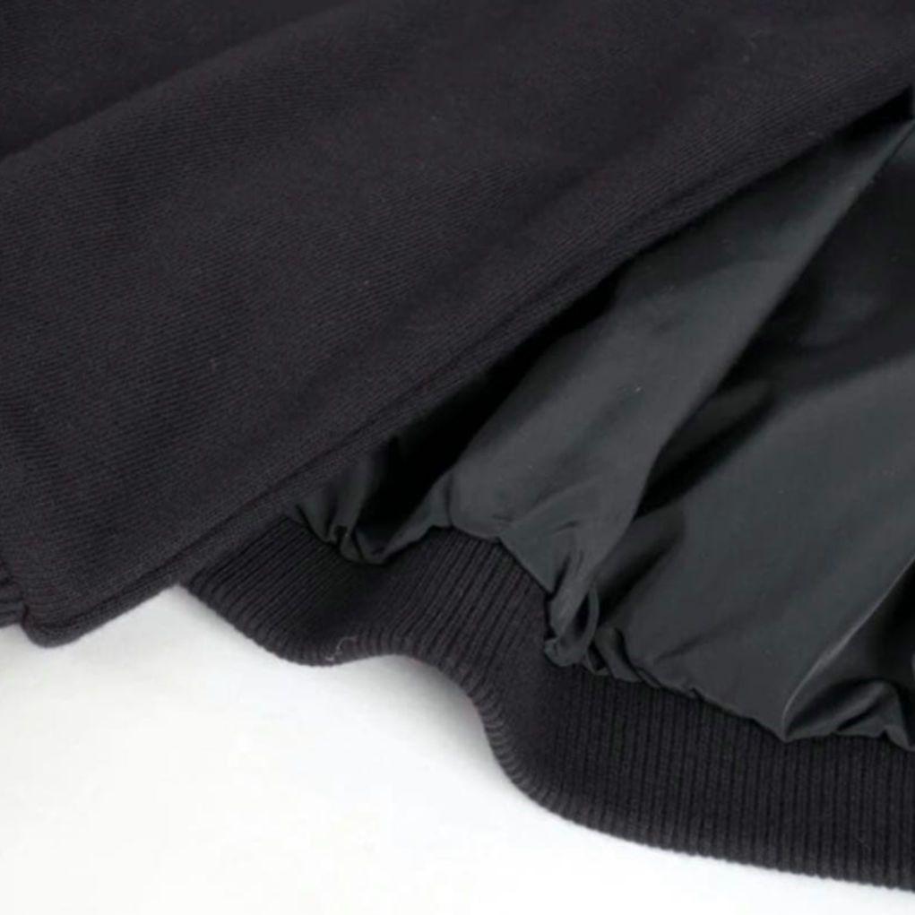 【新品】LASUD バルーンシルエット異素材ワンピース