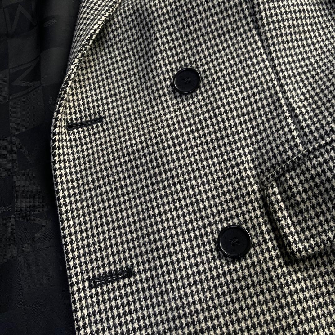 極美品 マッキントッシュ チェスターコート ダブル 千鳥格子 ウール M 英国製