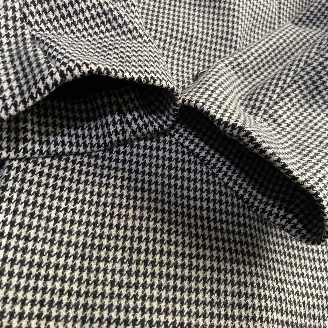 極美品 マッキントッシュ チェスターコート ダブル 千鳥格子 ウール M 英国製