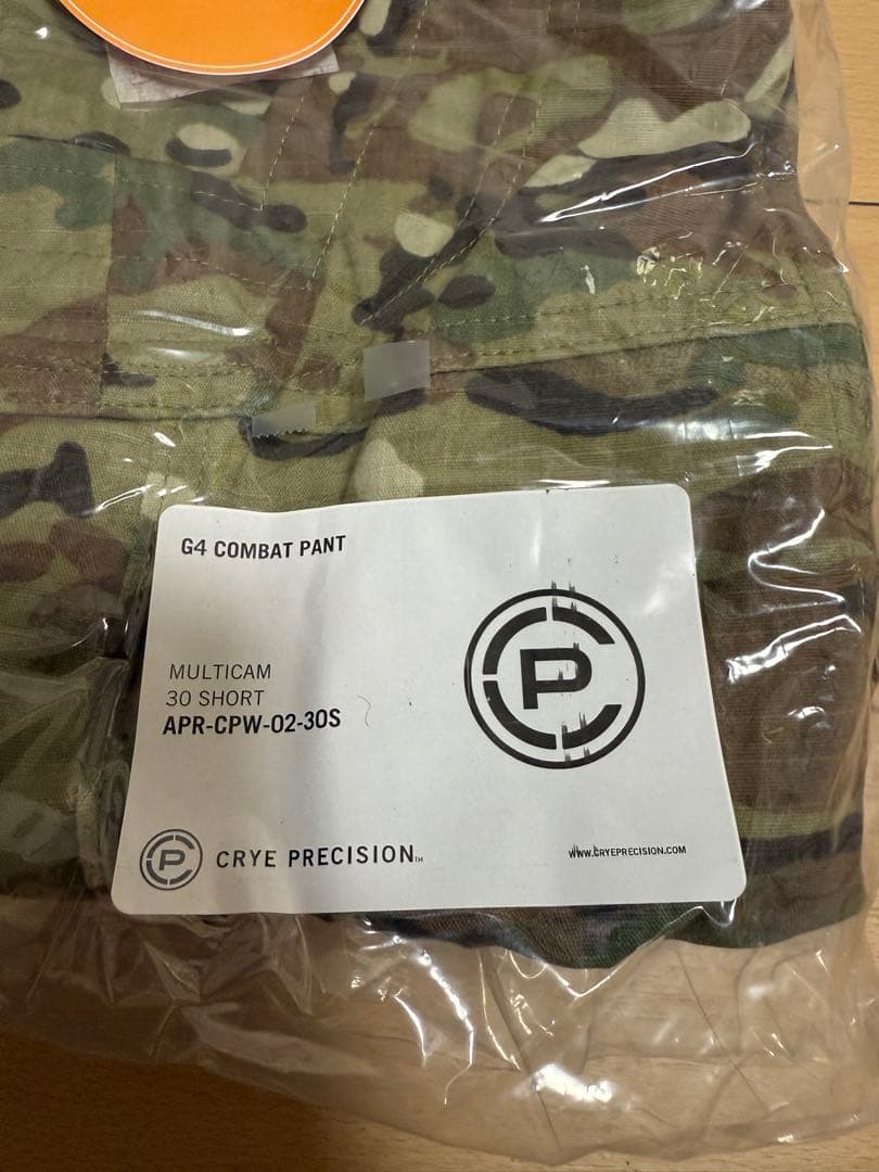 「実物」crye precision G4 コンバットパンツ　マルチカム30-S