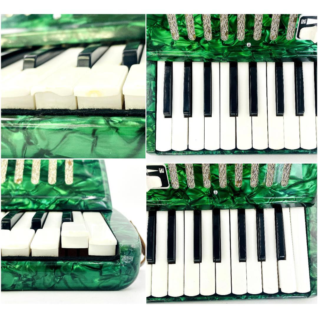 【希少カラー】YAMAHA A-32B ヤマハ アコーディオン グリーン