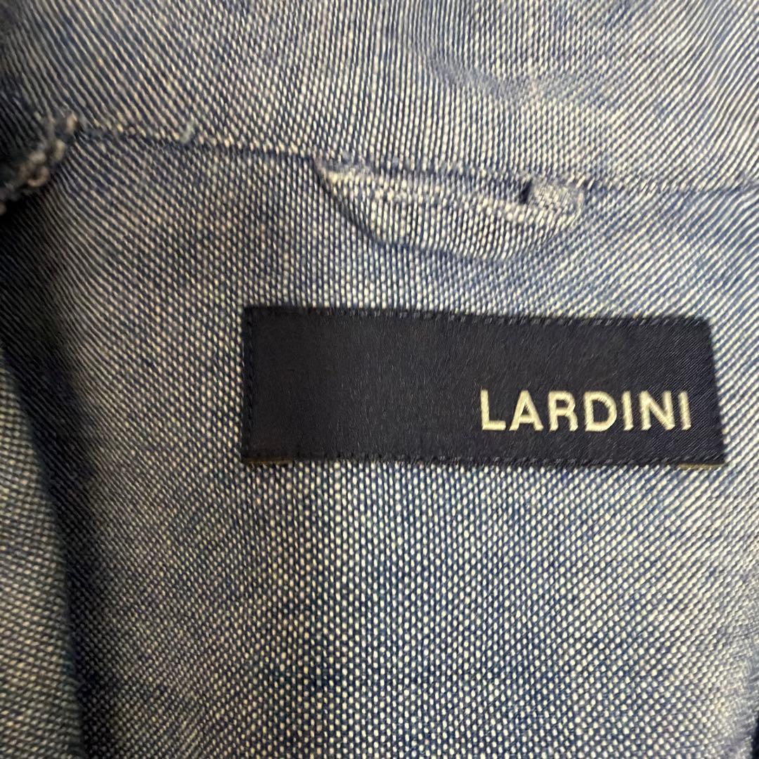 LARDINI ラルディーニ AMA シャツジャケット　シャンブレー　サイズS