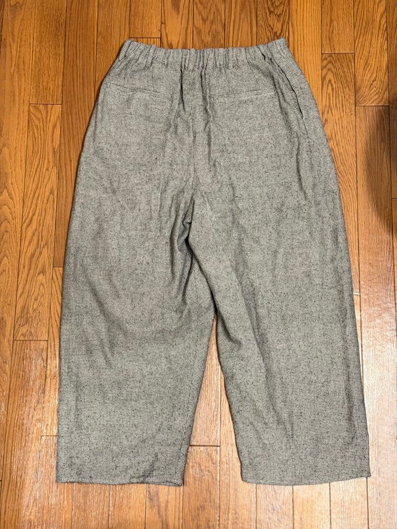 nonnotte ノノット 24SS ツイード ワイドスラックス サイズ4