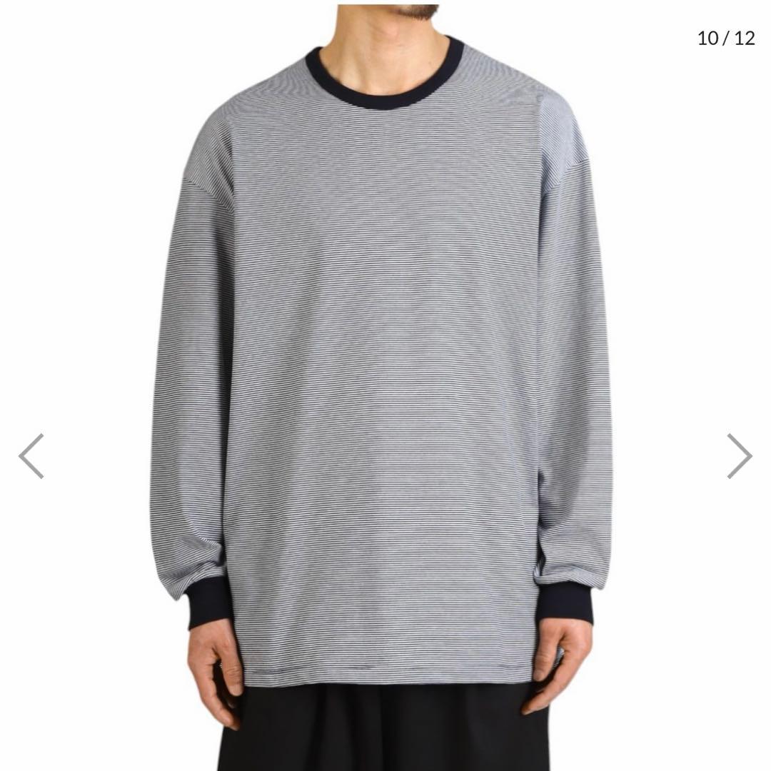 トップス Graphpaper Narrow Border L/S Tee