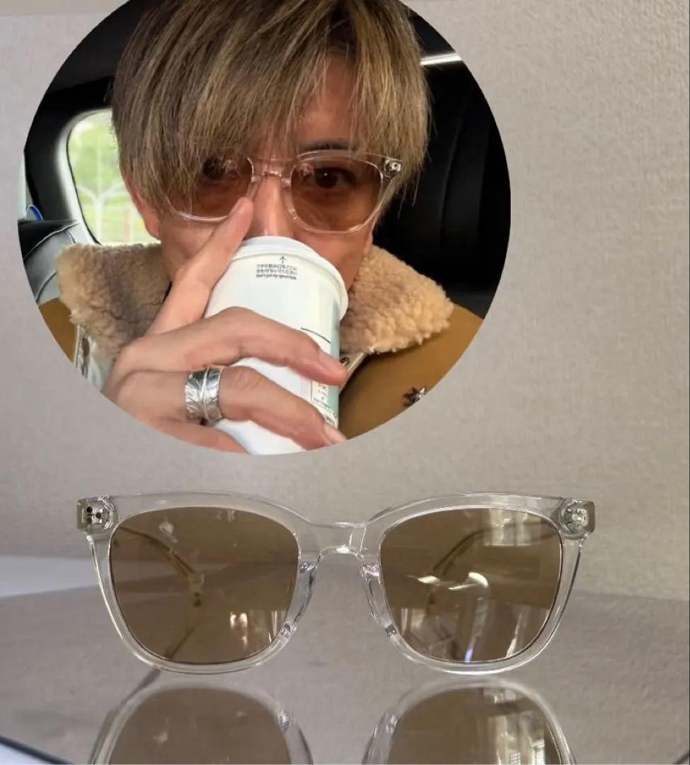 話題！オンライン完売。木村拓哉　owndays サングラス　クリアグレー