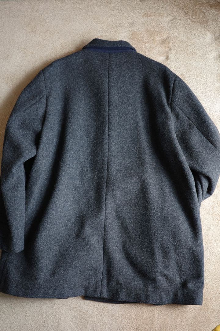 PAPAS + パパス プラス ウール×カシミア×アンゴラ コート