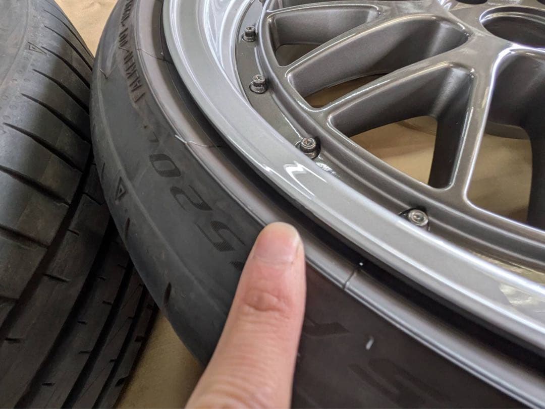 メッシュ　LMタイプ19インチ　8.5J35 4本通し　引き取り限定セール