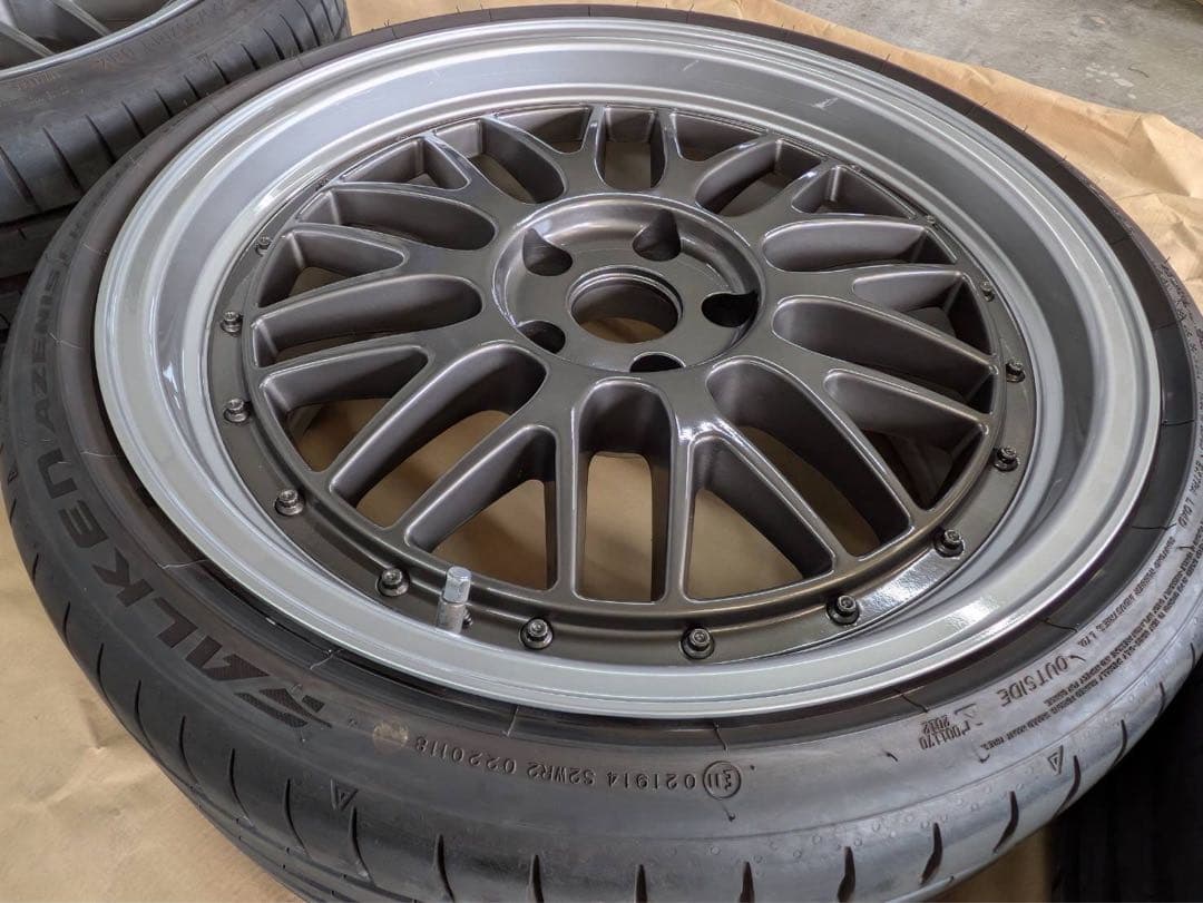 メッシュ　LMタイプ19インチ　8.5J35 4本通し　引き取り限定セール