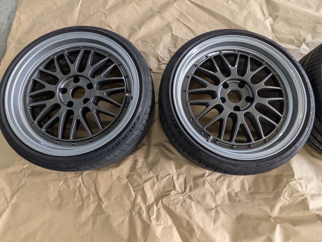 メッシュ　LMタイプ19インチ　8.5J35 4本通し　引き取り限定セール