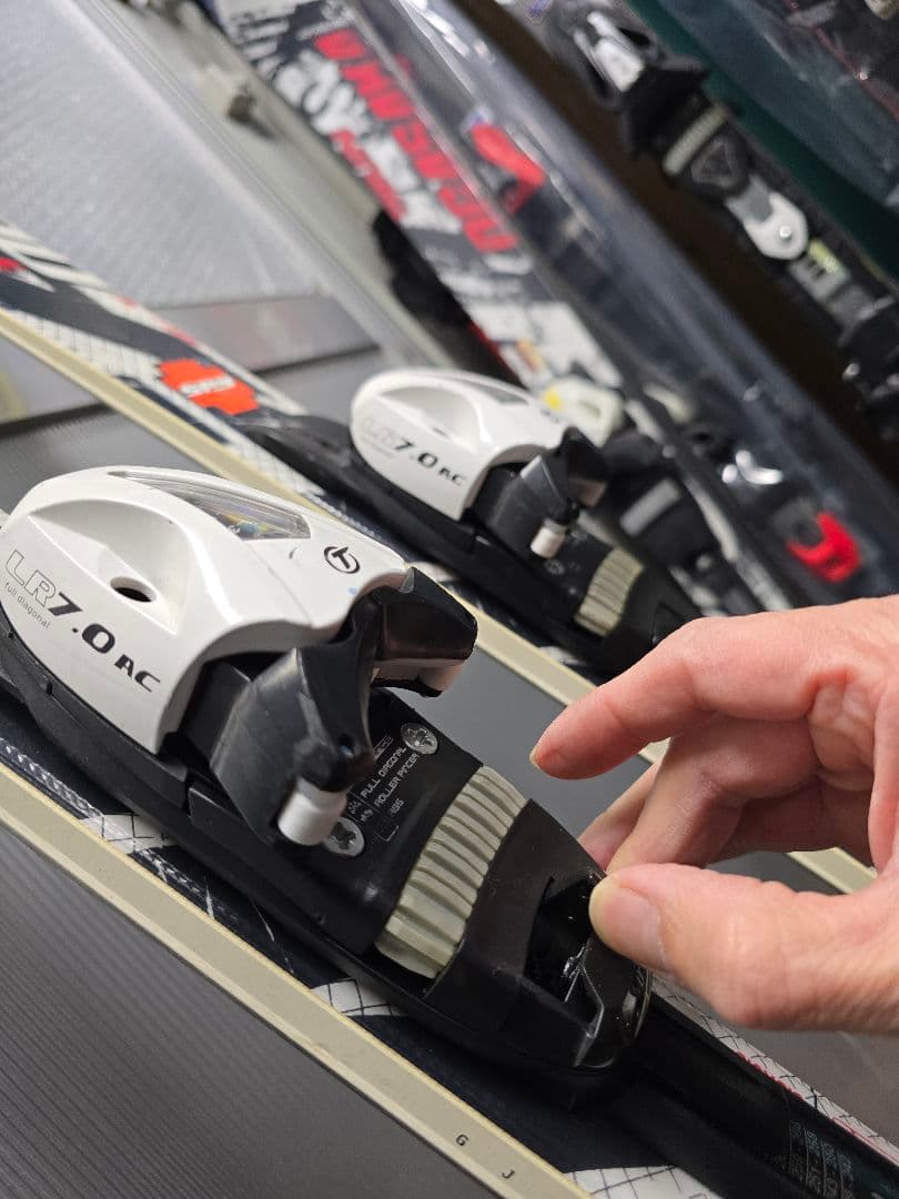 OGASAKA TRIUN G-J 140cm 子供スキー板　調整ビンディング