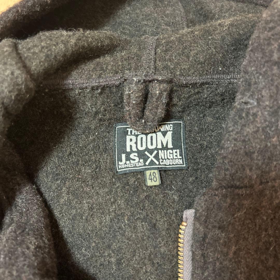 NIGEL CABOURN ウールブランケットコート 48