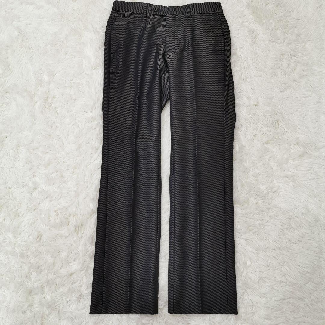 美品 メンズティノラス 3ピース ベスト付き ストライプ セットアップ Sサイズ