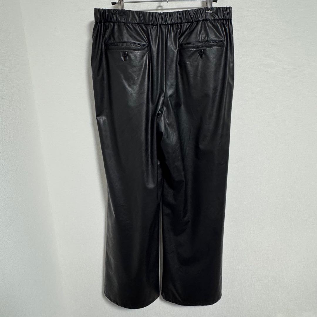LAD MUSICIAN 25SS フェイクレザー フレアパンツ サイズ46