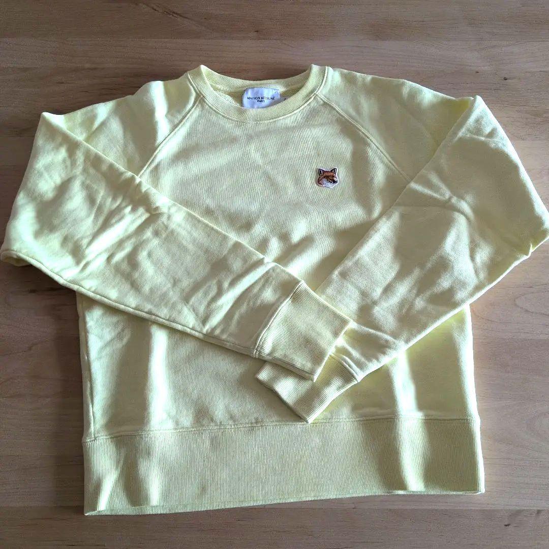 MAISON KITSUNÉ イエロー トレーナー XS