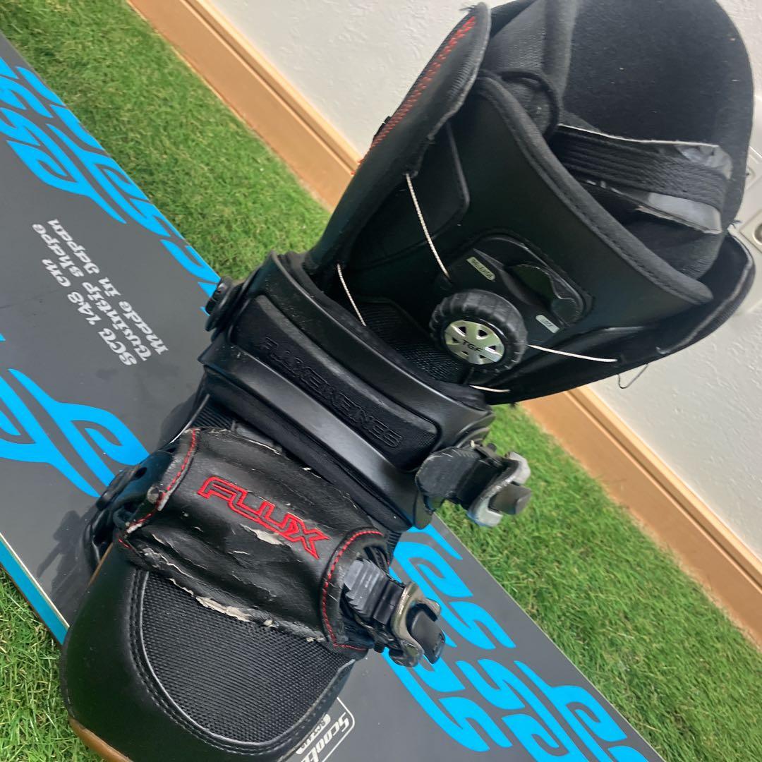 SCOOTER×FLUX　良質国産　スノーボードセットOGASAKA製　ブーツ付