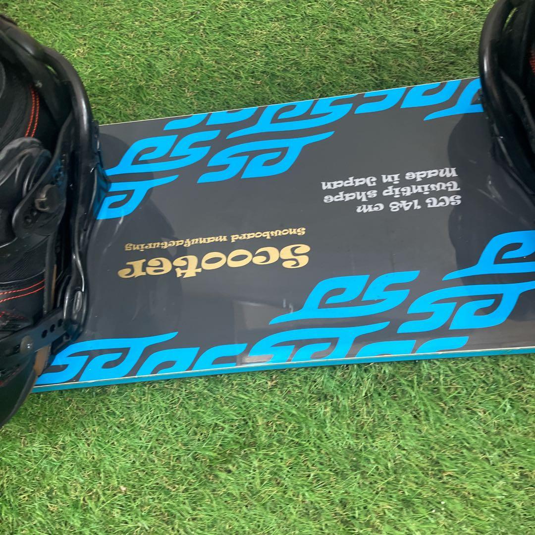 SCOOTER×FLUX　良質国産　スノーボードセットOGASAKA製　ブーツ付