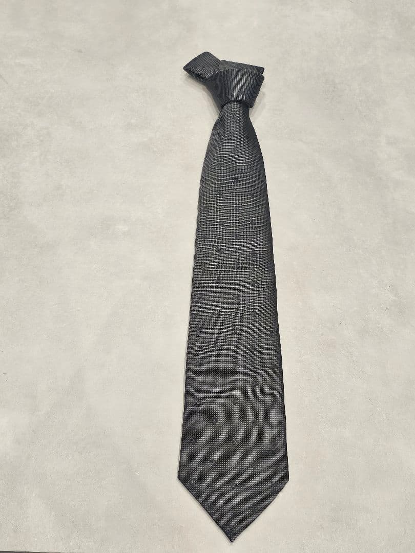 LOUIS VUITTON 黒 ネクタイ シルク