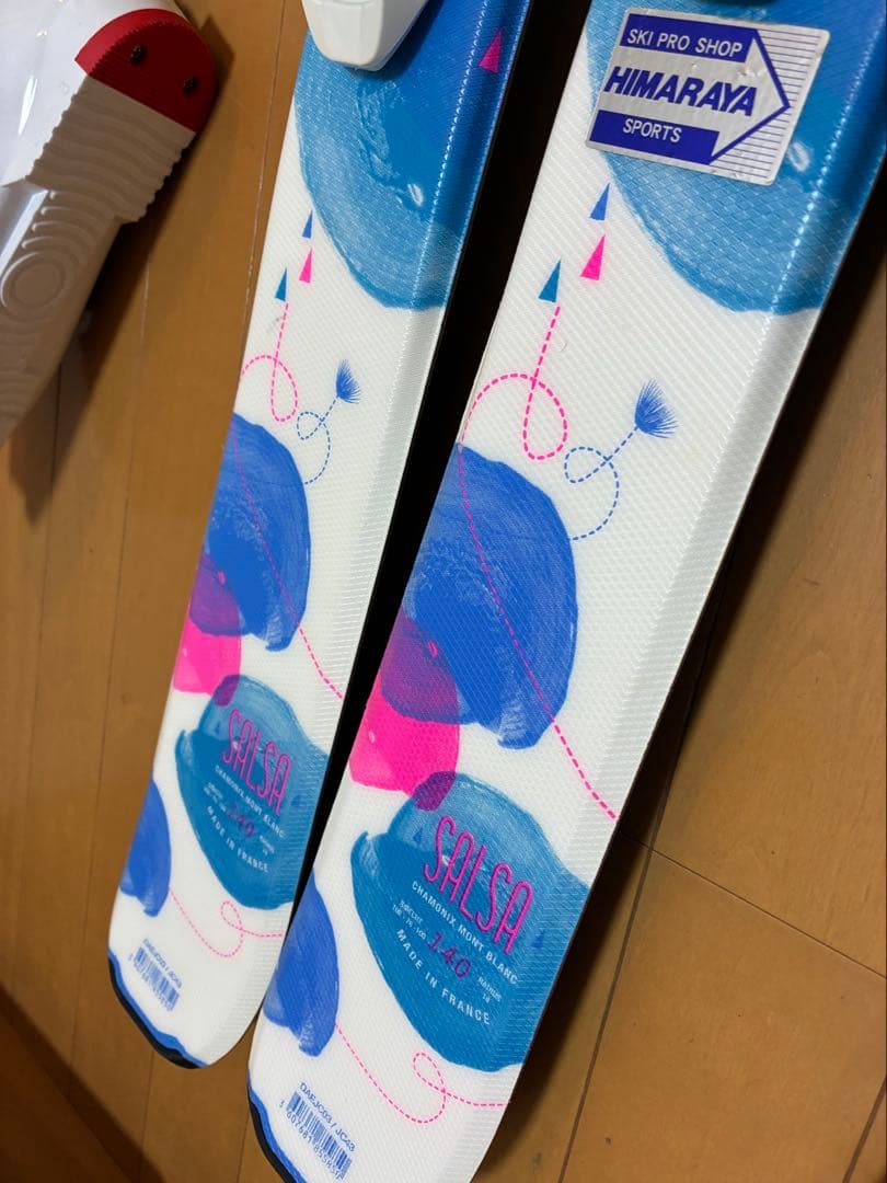 超美品スキーセット板140cm靴23、24cmの1足身長135-155cm