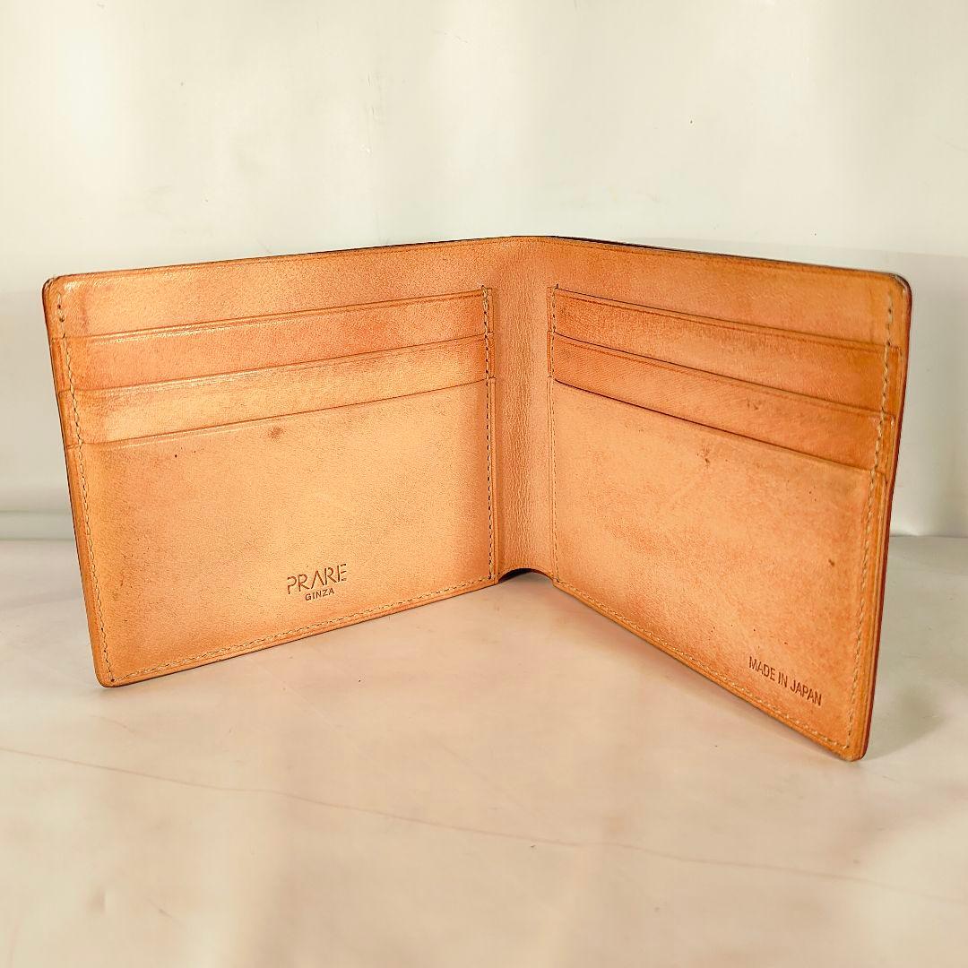 【コードバン】プレリーギンザ　日本製正規品　高級馬革財布　極艶バーガンディレザー