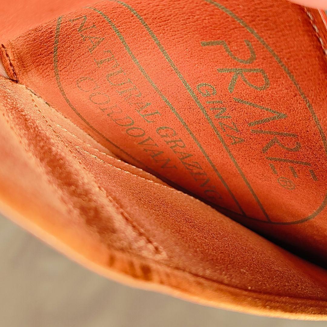 【コードバン】プレリーギンザ　日本製正規品　高級馬革財布　極艶バーガンディレザー