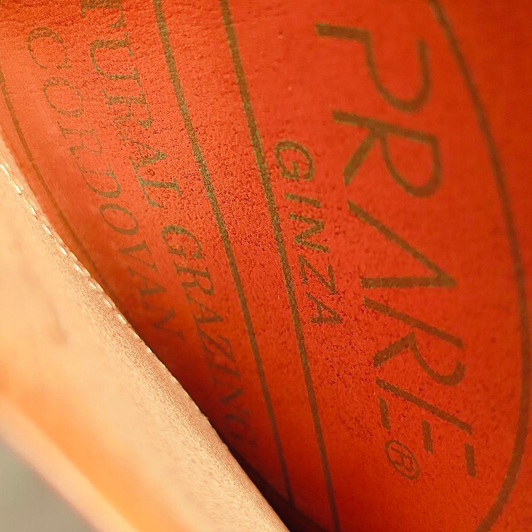 【コードバン】プレリーギンザ　日本製正規品　高級馬革財布　極艶バーガンディレザー