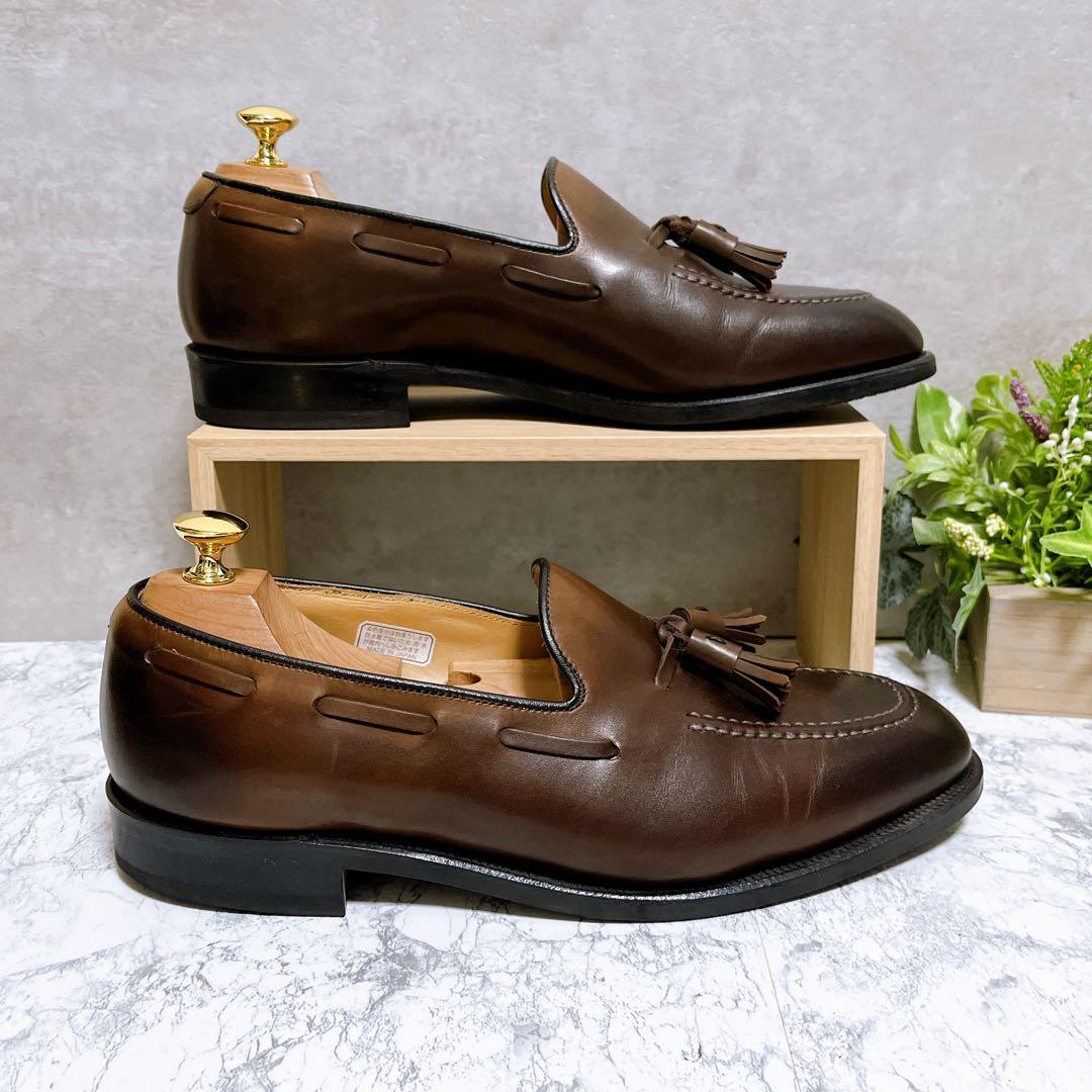 極美品【REGAL リーガル】タッセルローファー 濃茶 26.5 W977 本革