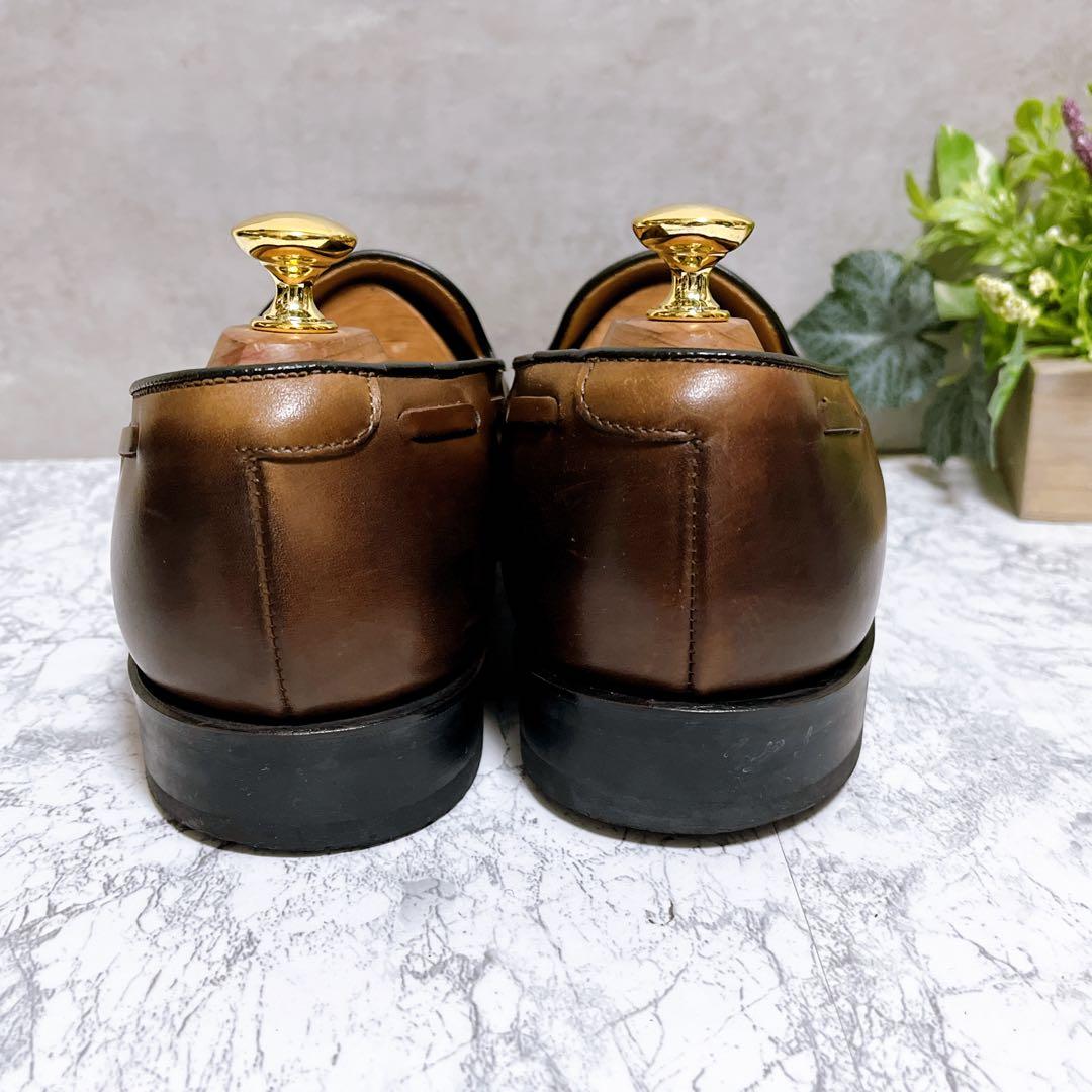 極美品【REGAL リーガル】タッセルローファー 濃茶 26.5 W977 本革