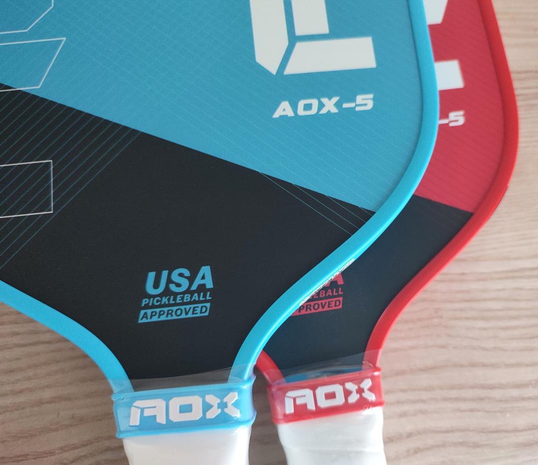 ピックルボール パドル セット ARRONAX カーボン加工の摩擦面 青 赤 2