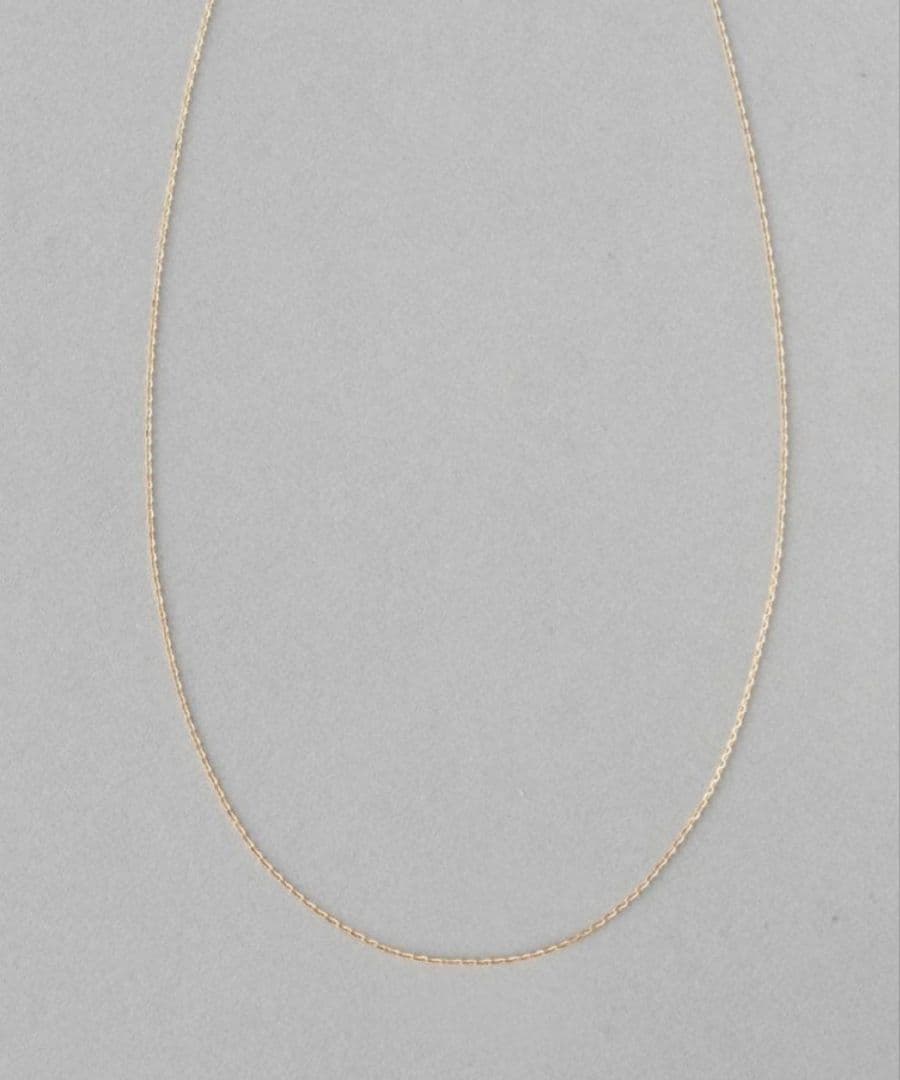 ete K18YG ミラーカットチェーン ネックレス