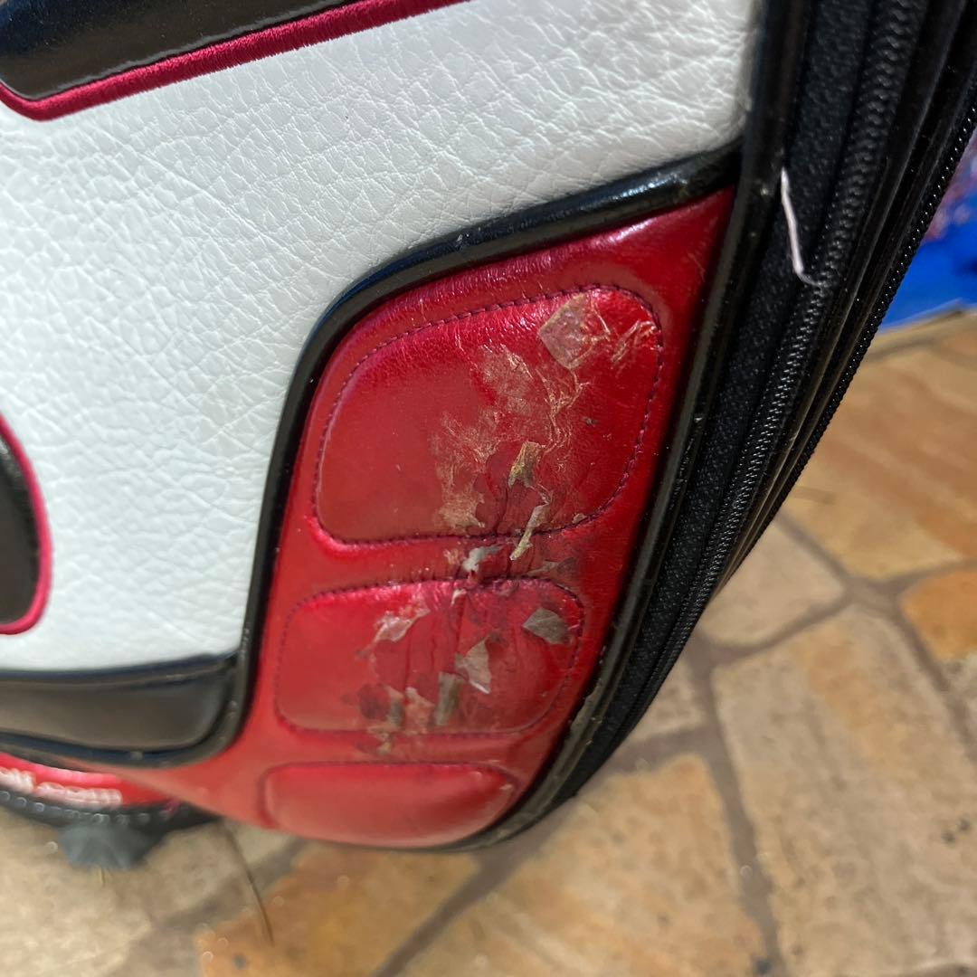 寶BT-1055 Callaway 3点式 キャディバッグ 赤黒